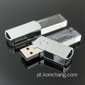 Swivel Glass USB Flash Drive